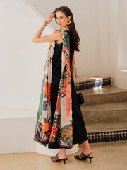 Dareen by IZEL Embroidered Luxury Lawn Unstitched 3Pc Suit - Mehvar