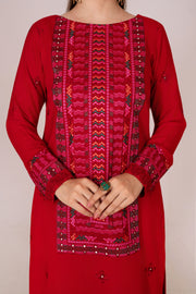 Feathers Fully Embroidered Karandi Unstitched 3Pc Suit MELIOR-FT609
