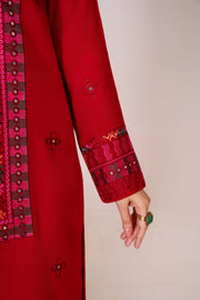 Feathers Fully Embroidered Karandi Unstitched 3Pc Suit MELIOR-FT609