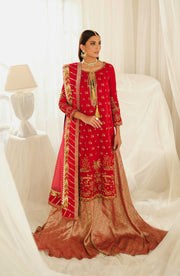Maryum N Maria Embroidered Velvet Unstitched 3Pc Suit MFD-0092