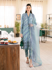 NUREH Ballerina Embroidered Chikankari Lawn Unstitched 2Pc Suit NU-102
