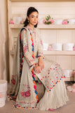 Saad Shaikh Lamour Embroidered Luxury Lawn Unstitched 3Pc Suit D-02 ELARA