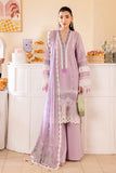 Saad Shaikh Lamour Embroidered Luxury Lawn Unstitched 3Pc Suit D-03 AZURA