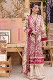 Saad Shaikh Lamour Embroidered Luxury Lawn Unstitched 3Pc Suit D-06 ZENA