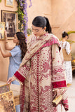 Saad Shaikh Lamour Embroidered Luxury Lawn Unstitched 3Pc Suit D-06 ZENA