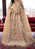 Sardinia Luxury Brides Embroidered Organza Unstitched 3Pc Suit - Malikaa Jaan