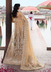 Sardinia Luxury Brides Embroidered Organza Unstitched 3Pc Suit - Malikaa Jaan