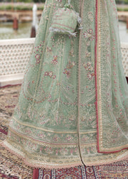 Sardinia Luxury Brides Embroidered Net Unstitched 3Pc Suit - Bahar Bano