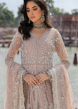 Sardinia Luxury Brides Embroidered Net Unstitched 3Pc Suit - Roshan Ara