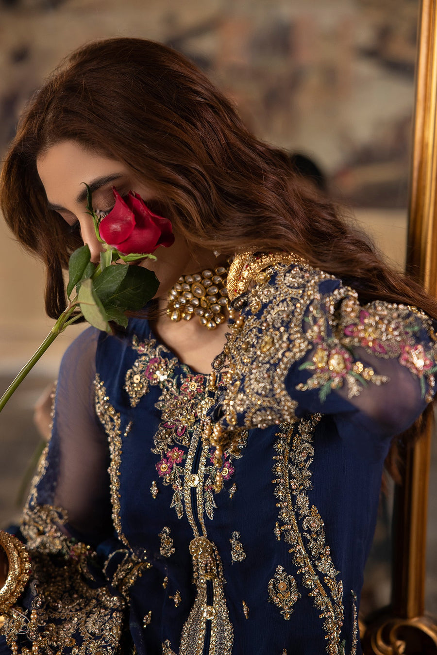 Charizma Dastan-e-Jashan Luxury Chiffon Unstitched 3Pc Suit DJW4-01
