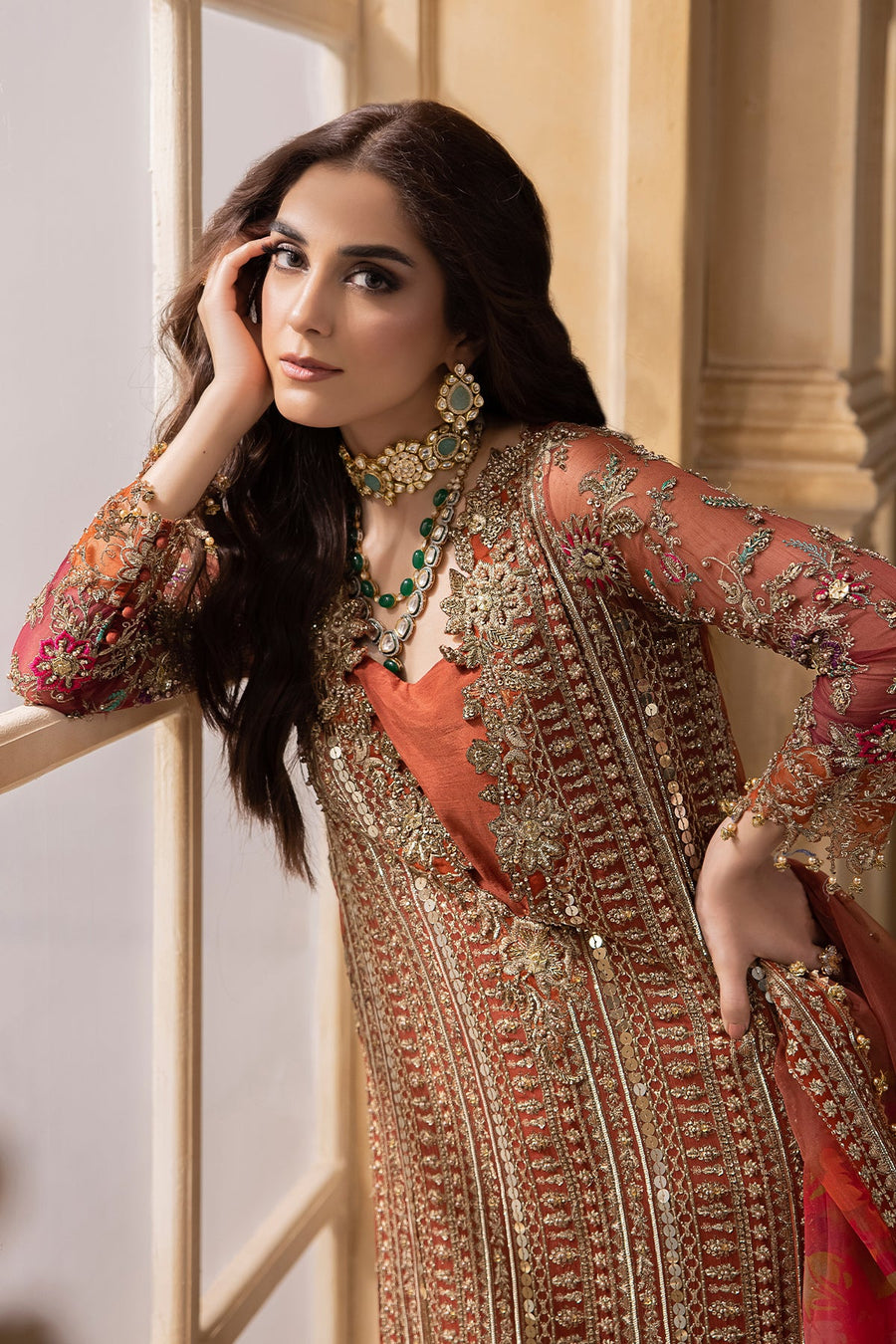 Charizma Dastan-e-Jashan Luxury Chiffon Unstitched 3Pc Suit DJW4-04
