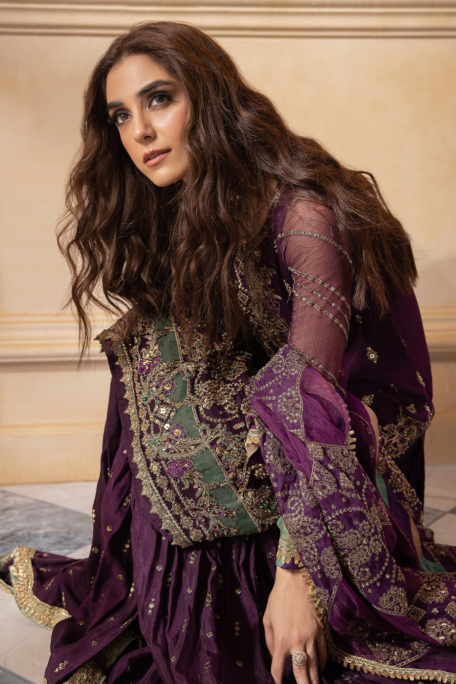 Charizma Dastan-e-Jashan Luxury Chiffon Unstitched 3Pc Suit DJW4-03