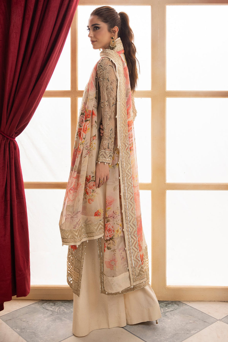 Charizma Dastan-e-Jashan Luxury Chiffon Unstitched 3Pc Suit DJW4-05