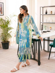 NUREH Ballerina Embroidered Chikankari Lawn Unstitched 2Pc Suit NU-106