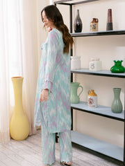 NUREH Ballerina Embroidered Chikankari Lawn Unstitched 2Pc Suit NU-109