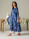 Faiza Faisal FNF Prints Unstitched Embroidered Lawn 3Pc Suit - MIDNIGHT MEADOW