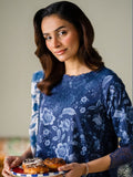 Faiza Faisal FNF Prints Unstitched Embroidered Lawn 3Pc Suit - MIDNIGHT MEADOW