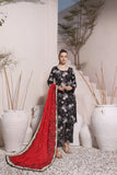 Feathers Digital Printed Khaddar Unstitched 3Pc Suit MIDNIGHT MIRAGE-FT285