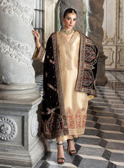 Zainab Chottani Embroidered Brocade Unstitched 3Pc Suit D-04 MINHA