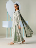 Faiza Faisal FNF Prints Unstitched Embroidered Lawn 3Pc Suit - MINT MUSE