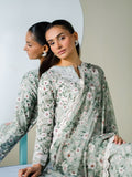 Faiza Faisal FNF Prints Unstitched Embroidered Lawn 3Pc Suit - MINT MUSE