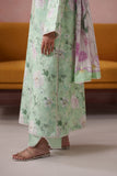 Neeshay Summer Diary Embroidered Lawn Unstitched 3Pc Suit - MINT REVERIE