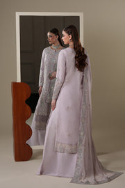 Emaan Adeel Nouvelle Embroidered Chiffon Unstitched 3Pc Suit - MIRA