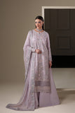 Emaan Adeel Nouvelle Embroidered Chiffon Unstitched 3Pc Suit - MIRA