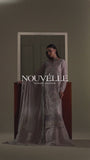 Emaan Adeel Nouvelle Embroidered Chiffon Unstitched 3Pc Suit - MIRA