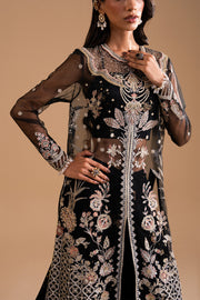 Zariya Afsanay Bareeze Net Unstitched 3Pc Suit ZB50030 MIRAAJE