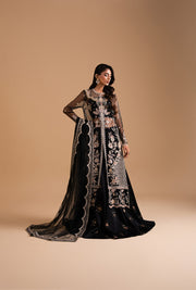 Zariya Afsanay Bareeze Net Unstitched 3Pc Suit ZB50030 MIRAAJE