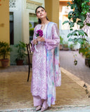 Neeshay Printkari Embroidered Lawn Unstitched 3Pc Suit - MIRELLE