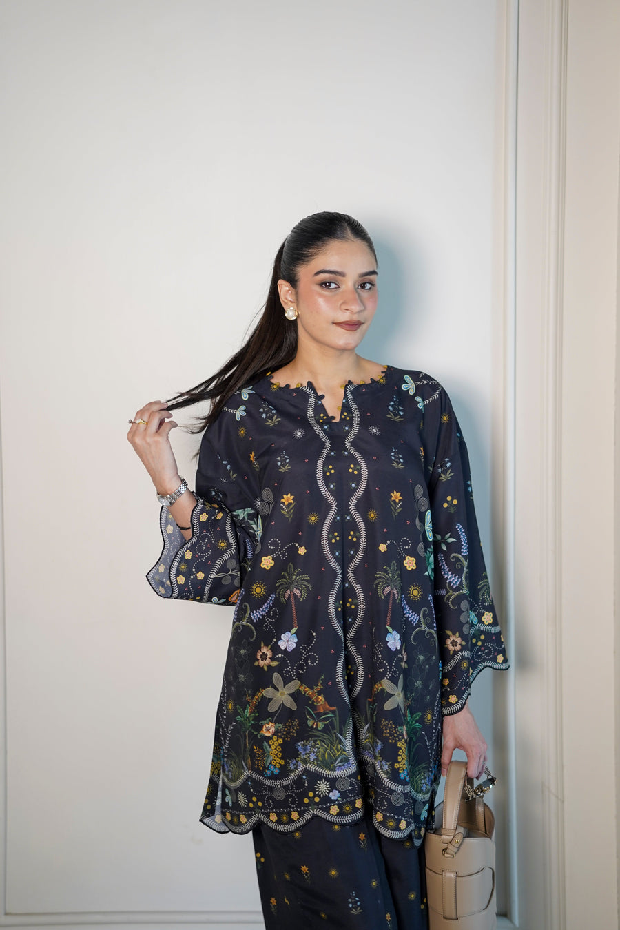 Faiza Faisal FNF Day-Out Printed Poly Lawn Pret 2Pc Suit - MIRELLE