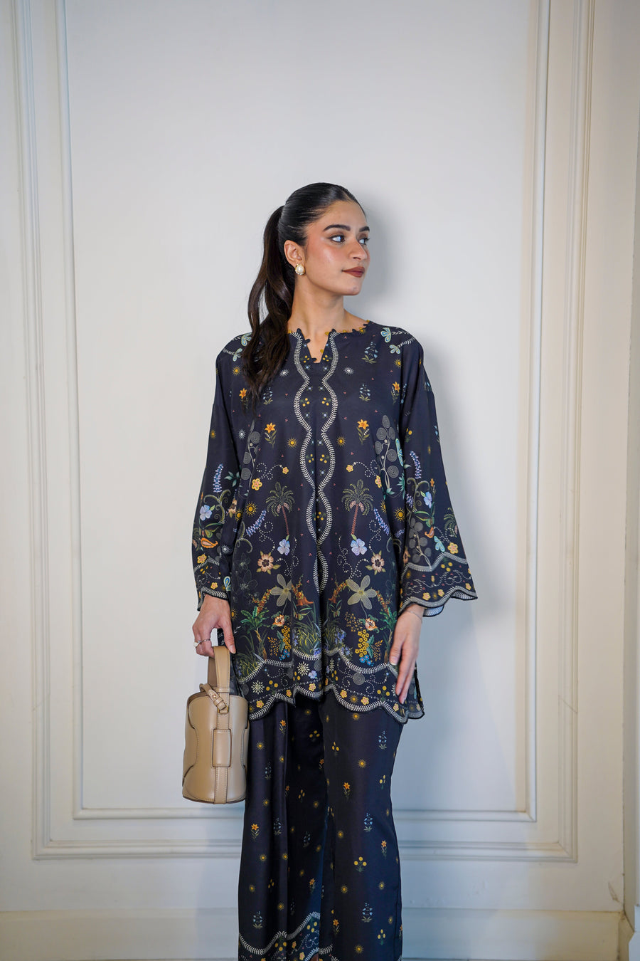Faiza Faisal FNF Day-Out Printed Poly Lawn Pret 2Pc Suit - MIRELLE