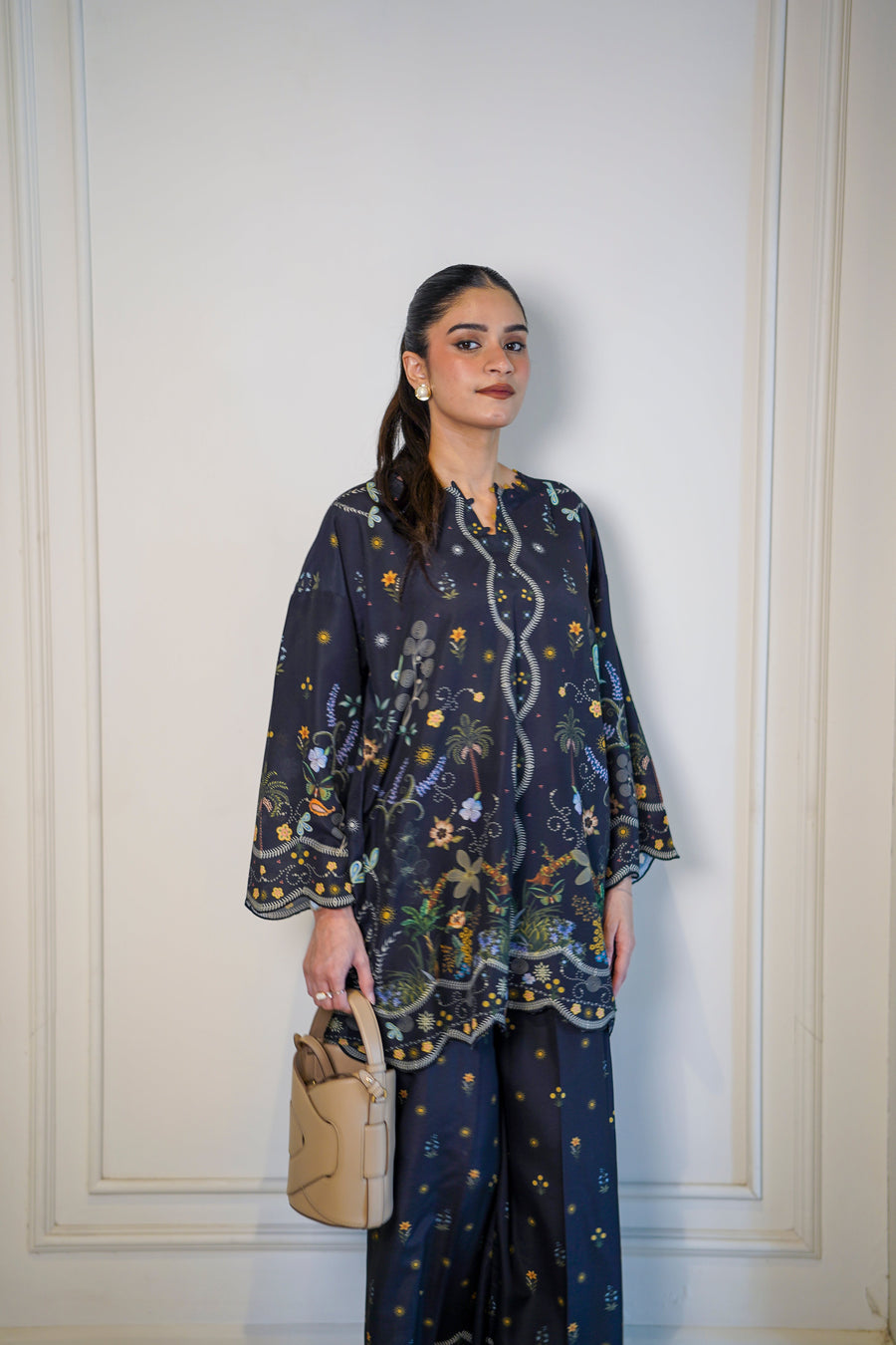 Faiza Faisal FNF Day-Out Printed Poly Lawn Pret 2Pc Suit - MIRELLE