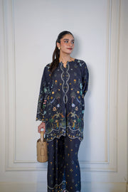Faiza Faisal FNF Day-Out Printed Poly Lawn Pret 2Pc Suit - MIRELLE
