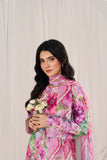 Feathers Frilly Flowers Unstitched Digital Printed Lawn 3Pc Suit MIRZELLA-FT708
