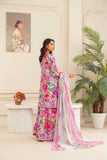 Feathers Frilly Flowers Unstitched Digital Printed Lawn 3Pc Suit MIRZELLA-FT708