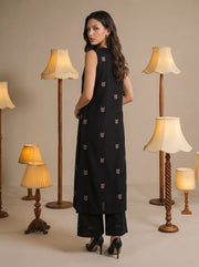 Viana by Sanam Saeed Embroidered Karandi Unstitched 3Pc Suit - MIST