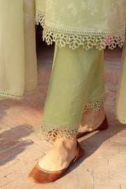 Cross Stitch Premium Embroidered Lawn Unstitched 3Pc Suit D-24 Misted Green