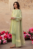 Cross Stitch Premium Embroidered Lawn Unstitched 3Pc Suit D-24 Misted Green