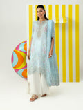 Zarposh Sundaze Embroidered Luxury Lawn Unstitched 3Pc Suit - MISTELLE