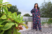Feathers Premium Printed Lawn Unstitched 3Pc Suit MISTY BLUEBIRD-FT140