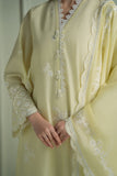 Cross Stitch Mahiri Embroidered Lawn Unstitched 3Pc Suit - MISTY HAZE