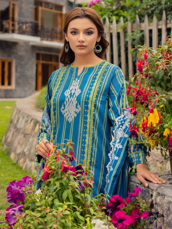 Gul Ahmed Embroidered Jacquard Unstitched 3Pc Suit MJ-42051