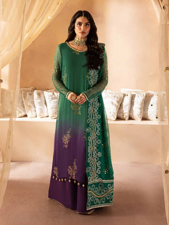 Nureh Mukeshkari Embroidered Mukesh Chiffon Collection 2024
