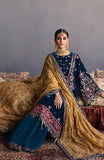 Emaan Adeel Makhmal Embroidered Velvet Unstitched 3Pc Suit MK-01 SUFINA