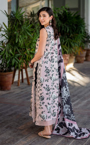 Meraki by Asifa & Nabeel Embroidered Lawn Unstitched 3Pc Suit MK-02 Gul