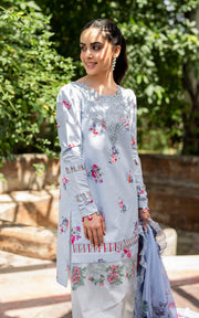 Meraki by Asifa & Nabeel Embroidered Lawn Unstitched 3Pc Suit MK-03 Pankh