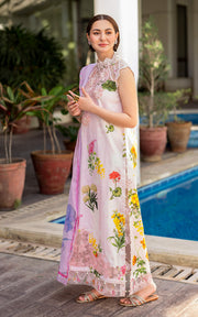 Meraki by Asifa & Nabeel Embroidered Lawn Unstitched 3Pc Suit MK-05 Bulbul
